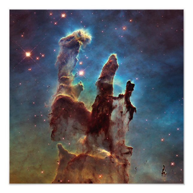 Foto HDR Eagle Nebula Pilares de la Creación (Frente)
