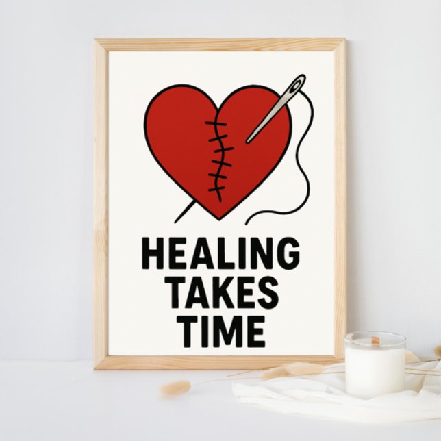 Foto Healing Takes Time Mental Health Support  (Subido por el creador)