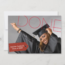 Foto hecha - Invitación a la fiesta de graduación