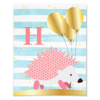 Hedgehog Wall Art - ¡Personalizar!