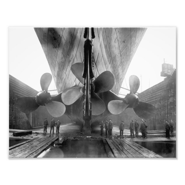 Foto hélices del Titanic (Frente)