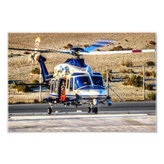 Foto Helicóptero de la policía