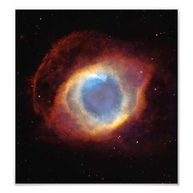 Foto Helix Nebula (Telescopio Hubble) (Frente)