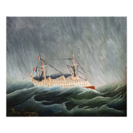 Foto Henri Rousseau - El barco en la tempestad