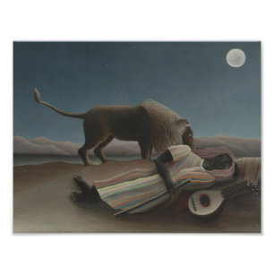 Foto Henri Rousseau - El gitano durmiente