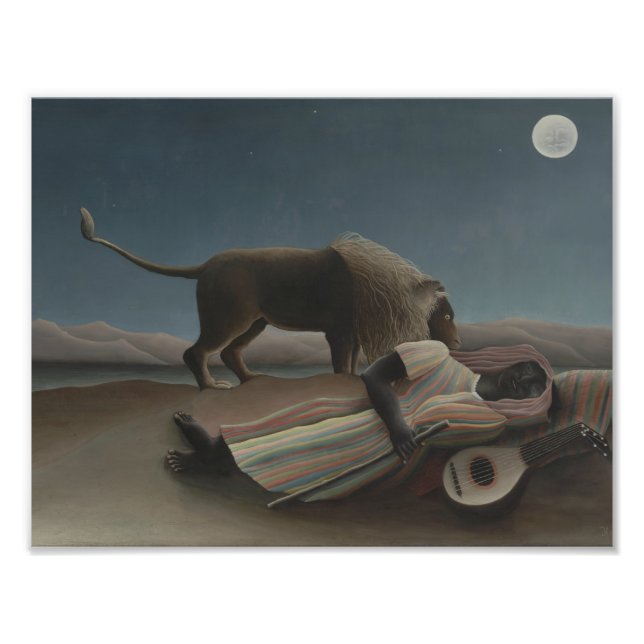 Foto Henri Rousseau - El gitano durmiente (Frente)