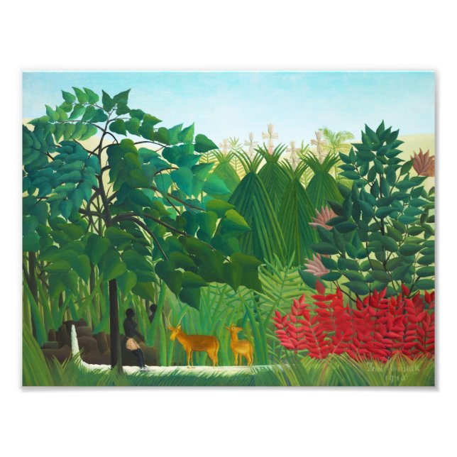 Foto Henri Rousseau La Cascada (Frente)