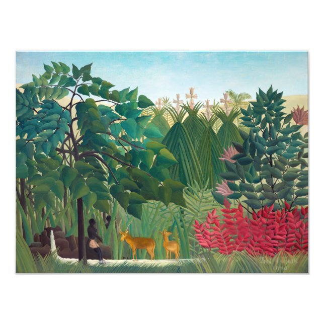 Foto Henri Rousseau - La cascada (Frente)