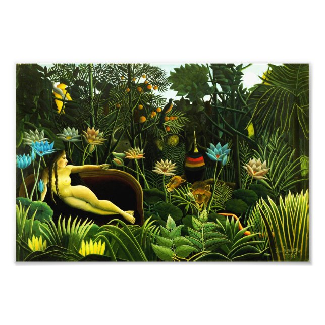 Foto Henri Rousseau La Impresión de Sueño (Frente)
