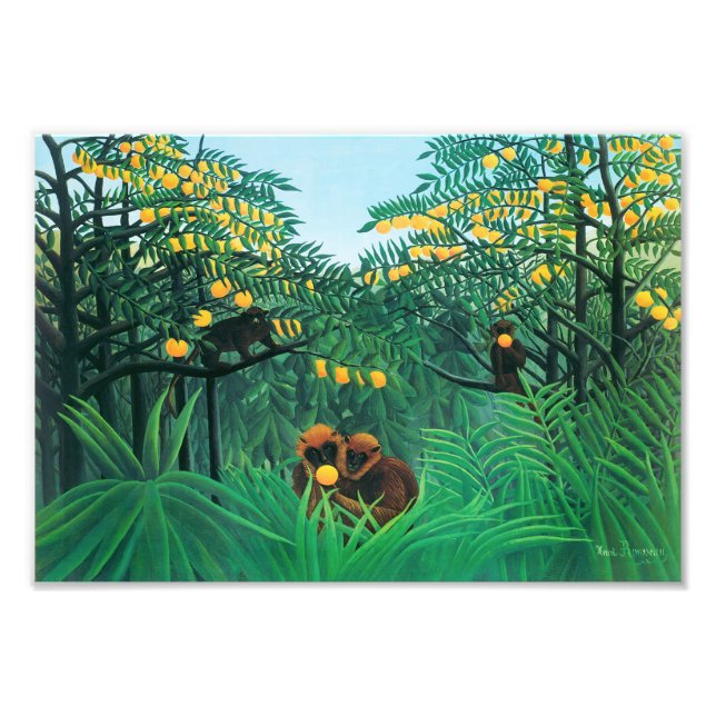 Foto Henri Rousseau La Impresión Tropical (Frente)