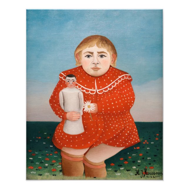 Foto Henri Rousseau - Niño con muñeca (Frente)
