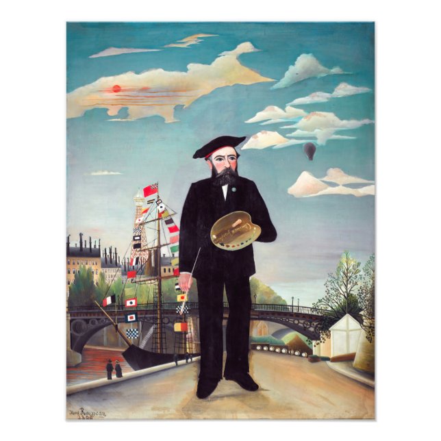 Foto Henri Rousseau - Paisaje Retrato Mío (Frente)