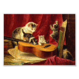 Foto Henriëtte Ronner-Knip Haciendo Música