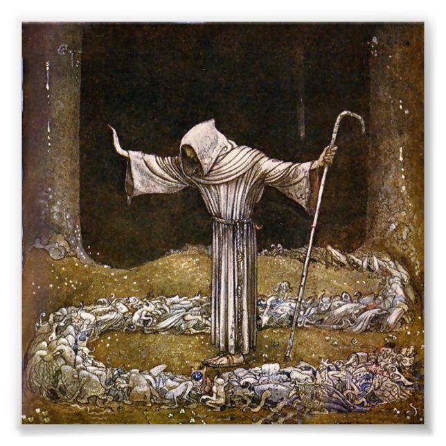 Foto “Hermano Martin” Acuarela de John Bauer (Frente)