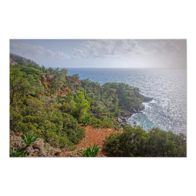 Foto Hermosa costa en la isla de Creta, Grecia (Frente)