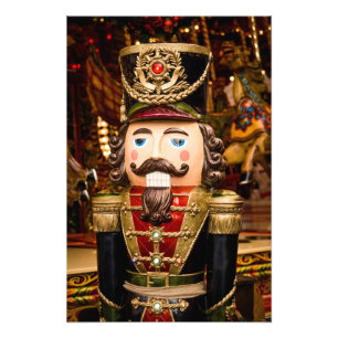 Foto Hermosa Figura De Nutcracker La Enmarca