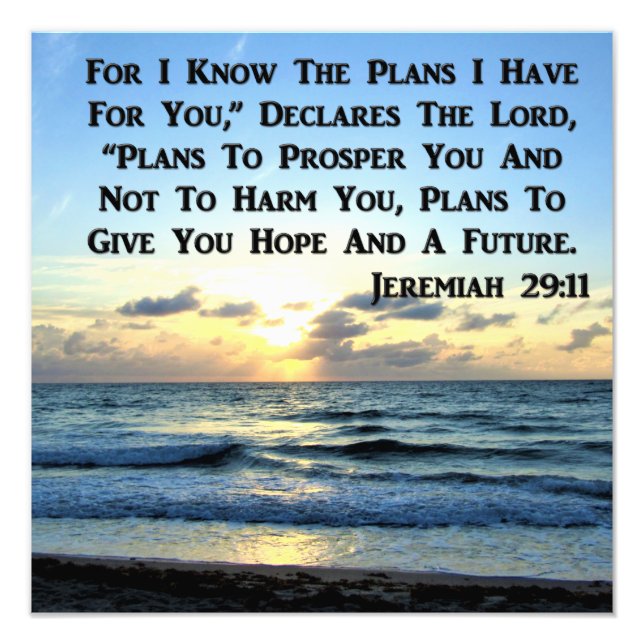 FOTO HERMOSA JEREMIAH 29:11 CIELOS AZULES (Frente)
