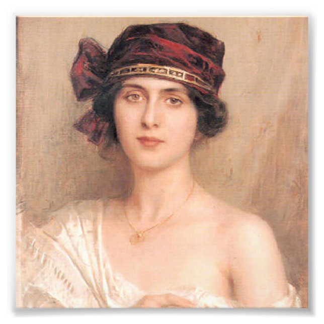 Foto Hermosa, joven, de Albert Lynch, Belle Epoque, (Frente)