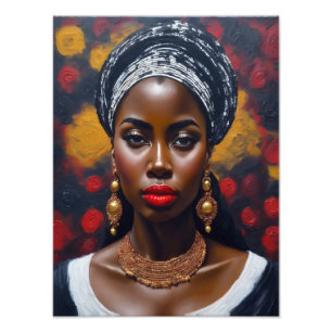 Foto Hermosa pintura africana de mujeres negras