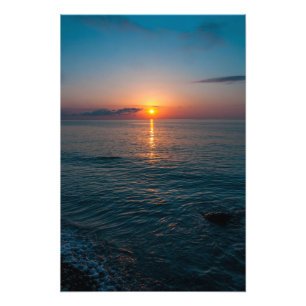 Foto Hermosa puesta de sol en el mar. Batumi Georgia