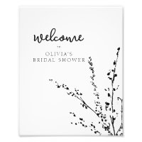 Hermoso Baby Shower Minimalista Blanco y Negro