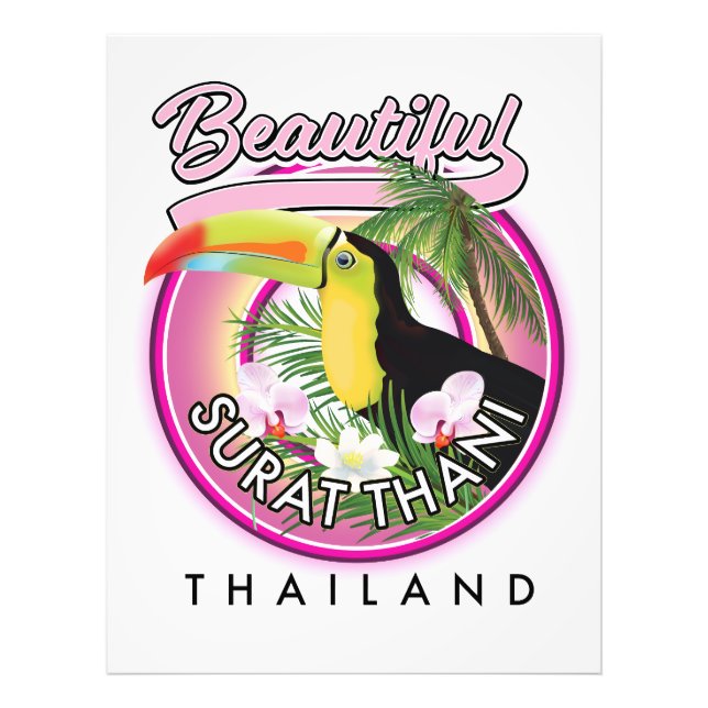 Foto Hermoso logo de Surat Thani tailandia (Frente)