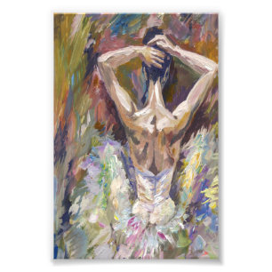 Foto hermoso regalo de Ballerina Pintura Acrílico