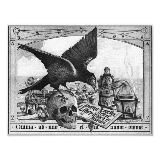 Foto Herramientas de laboratorio de alquimia para el gr (Frente)