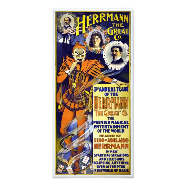 Foto Herrmann restauró el gran afiche de época de 1898 (Frente)