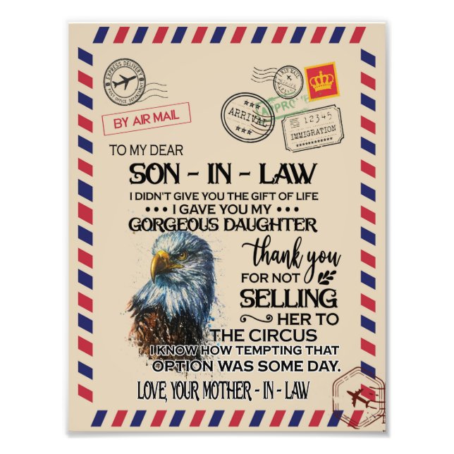 Foto Hijo-En-Derecho | A Mi Querido Suegro De Madre (Frente)