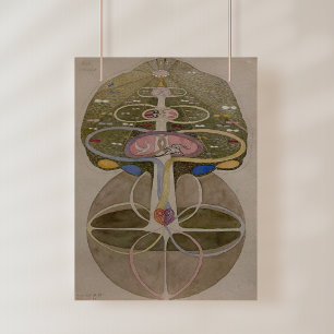 Foto Hilma Af Klint, Árbol del Conocimiento No1 Arte Re