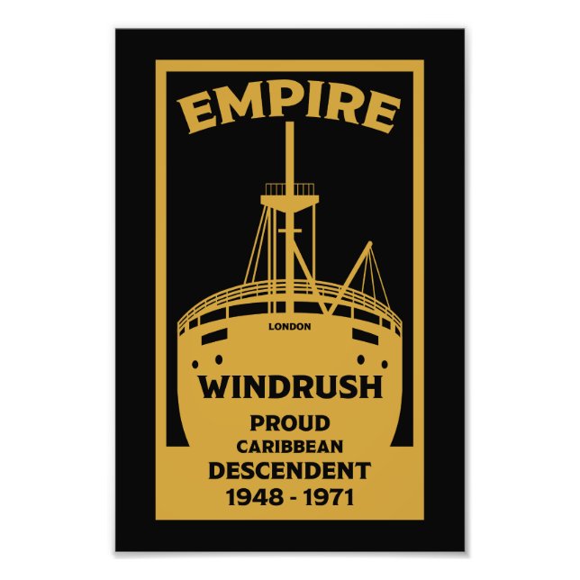 Foto Historia negra de generación Windrush (Frente)