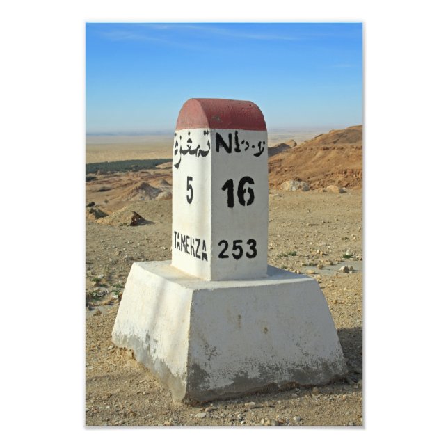 Foto Hito del Sáhara, Túnez (Frente)