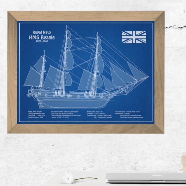 Foto HMS Beagle Tall Ship - Ship Blueprint ABD (Subido por el creador)