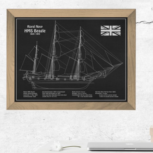 Foto HMS Beagle Tall Ship - Ship Blueprint PBD (Subido por el creador)