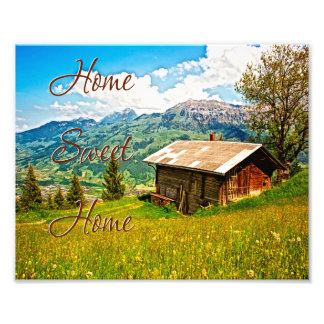 Foto Hogar Sweet Home Rustic Country Wall Art
