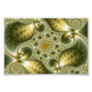 Foto Hoja Y Oro - Arte Fractal