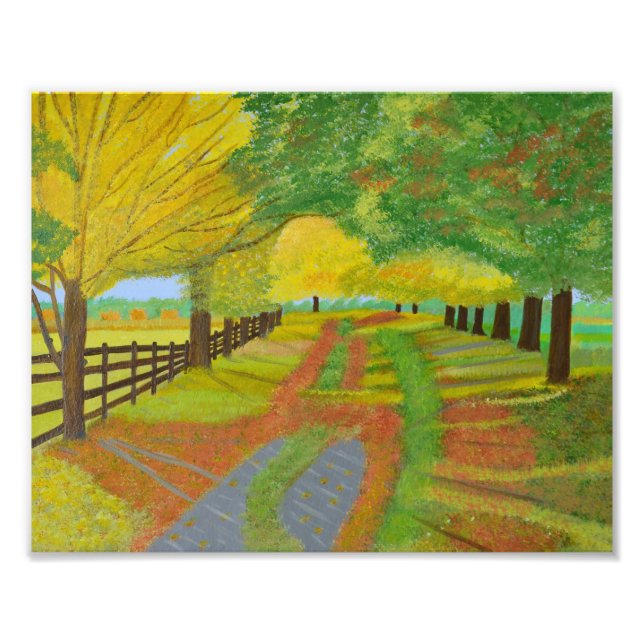 Foto Hojas caídas de otoño (Frente)