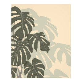 Foto Hojas de monstera (verde y arena)