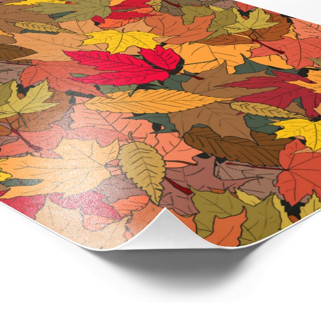 Foto Hojas de otoño coloridas (Esquina)