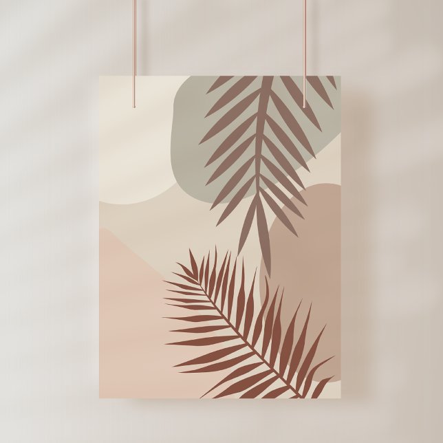 Foto Hojas de Palma, Arte Geométrico Abstracto Boho (Subido por el creador)