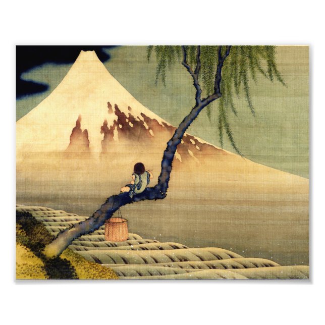 Foto Hokusai Boy viendo la cosecha japonesa del Monte F (Frente)
