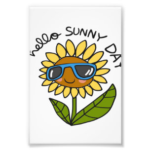 Foto Hola día soleado Girasol - Lindo Amante de los Gir