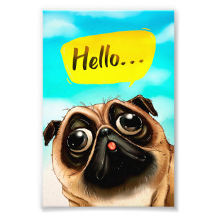 Foto Hola Pug Gift Idea, Dueño de Pug, Perro Lover Rega