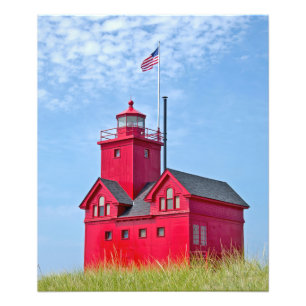 Foto Holland Michigan Gran Faro Rojo