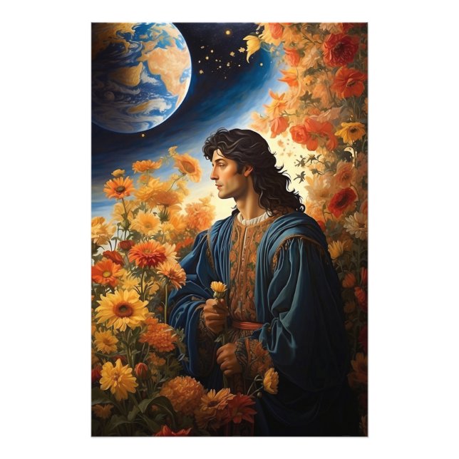 Foto *~* Hombre joven sanador del universo espacial AP5 (Frente)