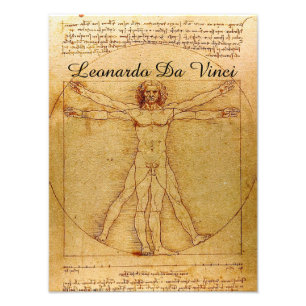 Foto Hombre-Leonardo da Vinci de Vitruvian