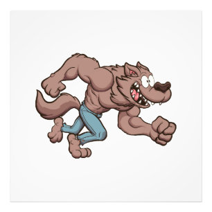Foto Hombre lobo corriendo