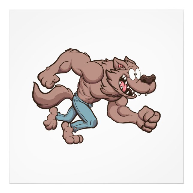 Foto Hombre lobo corriendo (Frente)