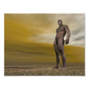 Foto Homo erectus masculino - 3D rinden